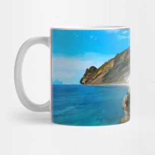 The white spirit wait the waves Mug